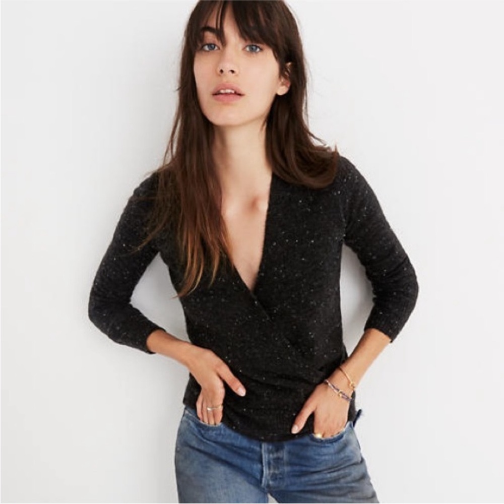 Madewell Wrap Front Sweater
